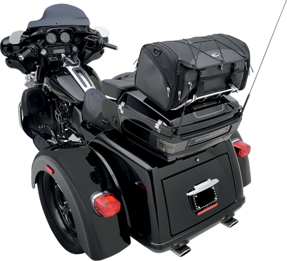 Saddlemen Deluxe Rear Universal Motorcycle Tour Pak Rack Luggage Bag Harley