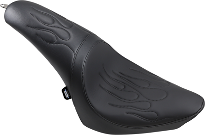 Drag Specialties Predator Flame Seat for 2000-17 Harley Softail FLST FXST FLSTS