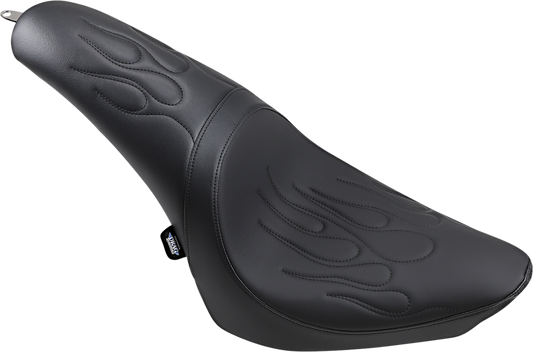 Drag Specialties Predator Flame Seat for 2000-17 Harley Softail FLST FXST FLSTS