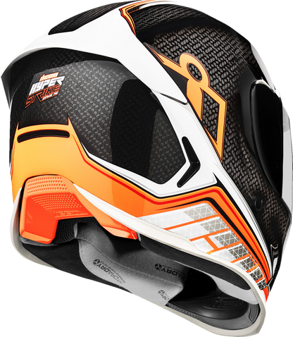 Icon Airframe Pro Red Hyperstrike Carbon Full Face Adult Motorcycle Helmet