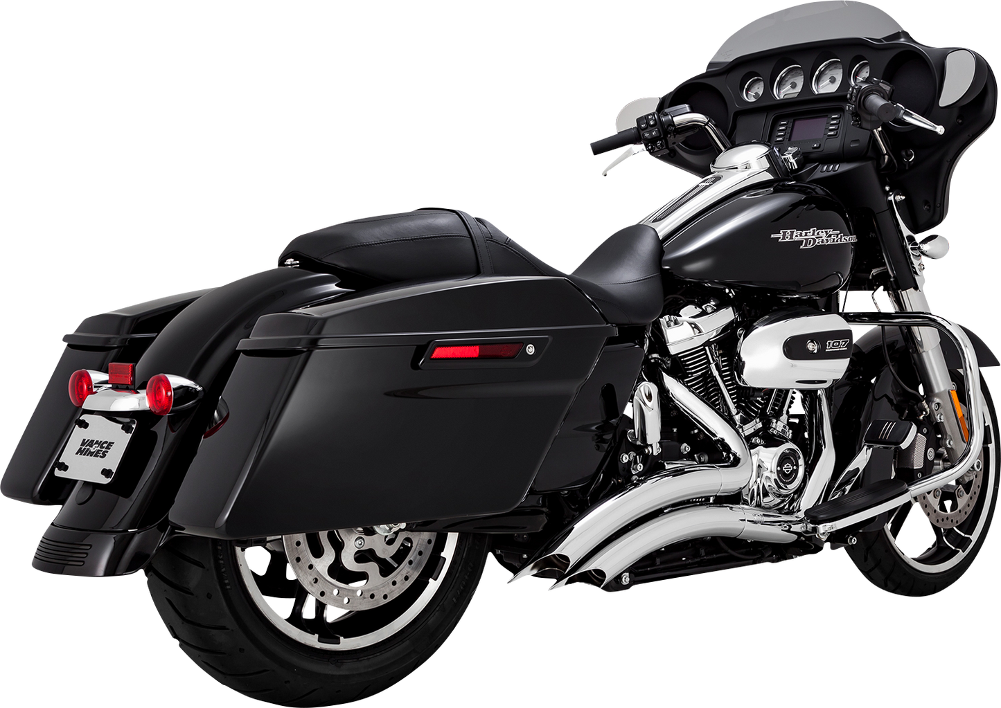 Vance & Hines Big Radius Chrome Exhaust System 2017-2024 Harley Touring Models