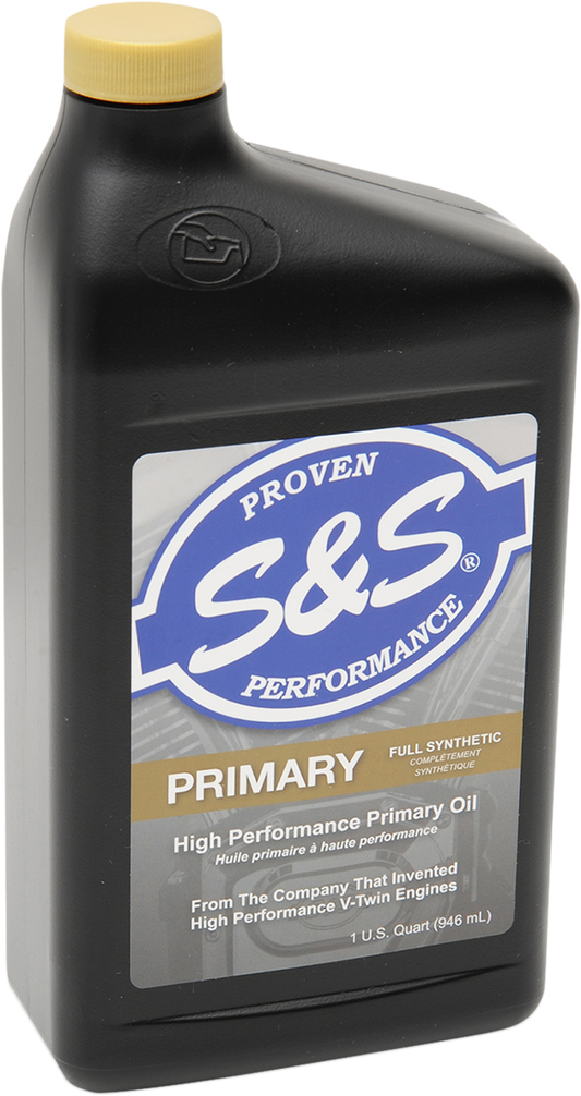 S&S High Performance 1 Single Quart Fully Synthetic Primary Motorcycle Oil