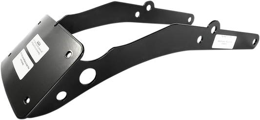 Cycle Visions Black Motorcycle License Plate 2012-2019 Harley Softail Models