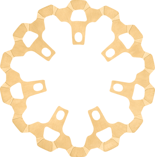 Lyndall Racing Enforcer Gold Front Brake Rotor for 2020-2023 Harley Road Glide