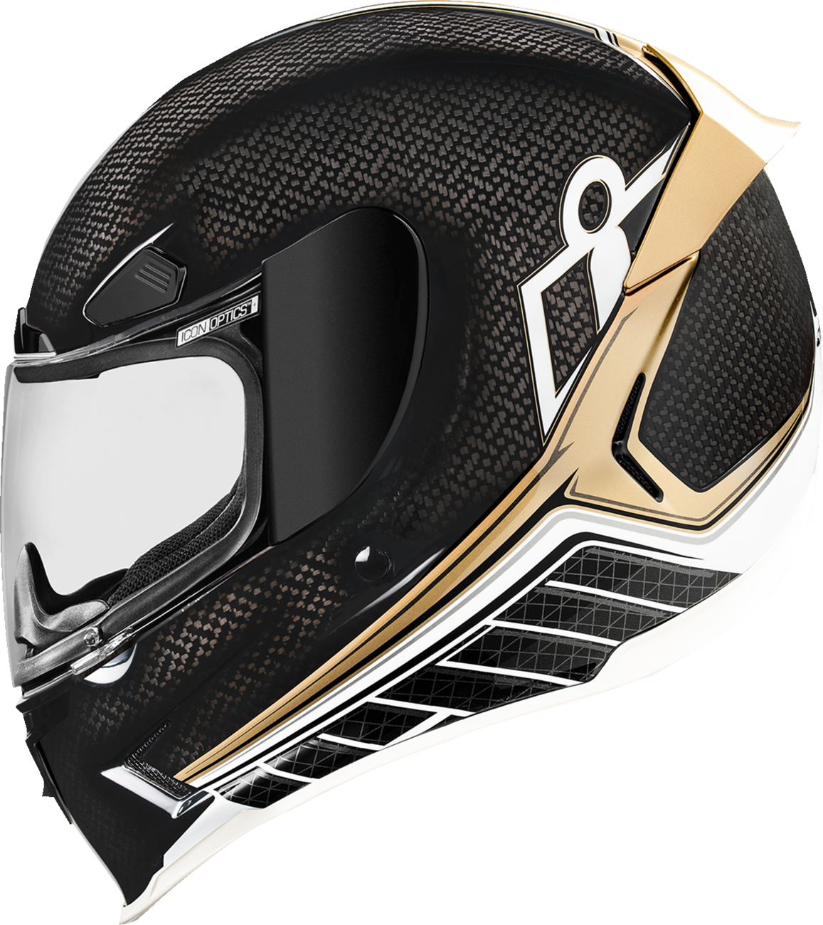 Icon Airframe Pro Gold Hyperstrike Carbon Full Face Adult Motorcycle Helmet