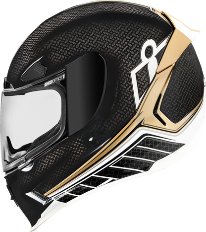 Icon Airframe Pro Gold Hyperstrike Carbon Full Face Adult Motorcycle Helmet