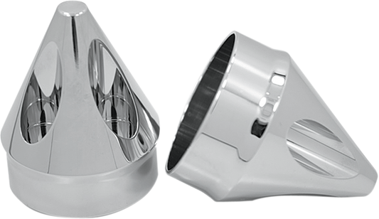 Avon Spike 1" Front Axle Nut Covers 2007-2020 Harley Dyna Touring Softail FLHX