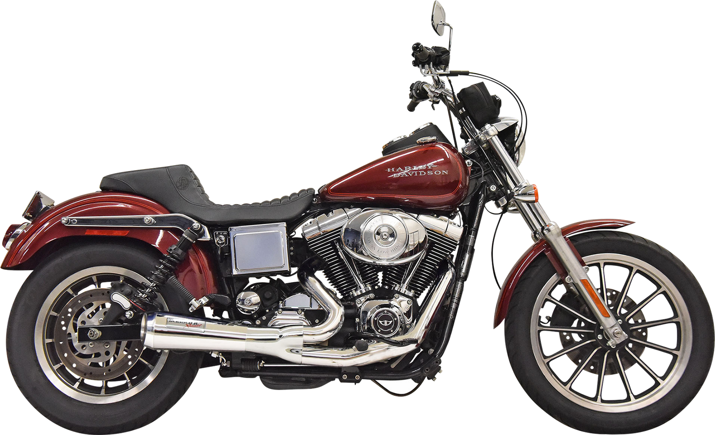 Bassani Ripper 2-1 Chrome Motorcycle Exhaust fits 1991-05 Harley Dyna FXDB FXDL