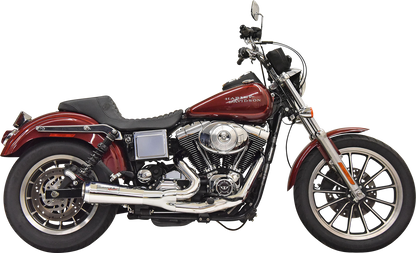 Bassani Ripper 2-1 Chrome Motorcycle Exhaust fits 1991-05 Harley Dyna FXDB FXDL