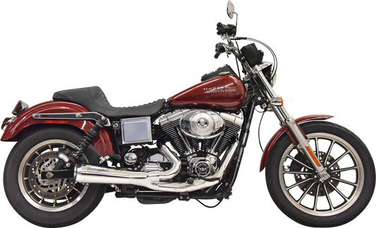 Bassani Ripper 2-1 Chrome Motorcycle Exhaust fits 1991-05 Harley Dyna FXDB FXDL