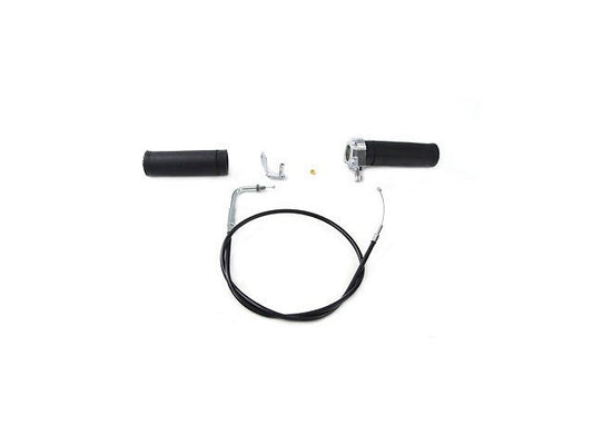 Vtwin Handlebar Hand Throttle Control Kit fits 1974-1980 Harley Touring FL FX XL