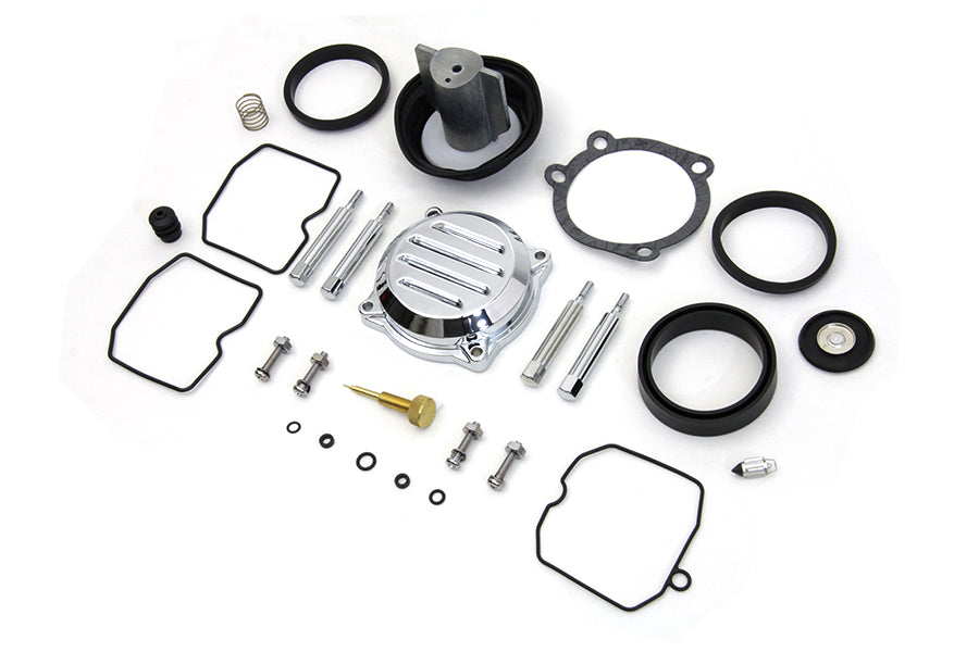 VTwin Gasket Keihin CV Carb Carburetor Master Rebuild Kit for 86-06 Harley Dyna