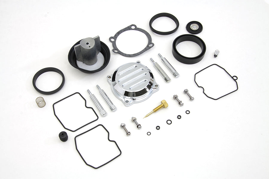 VTwin Gasket Keihin CV Carb Carburetor Master Rebuild Kit for 86-06 Harley Dyna
