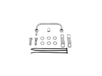 Vtwin Chrome Carburetor Breather Manifold Kit 1993-1999 Harley Davidson FXST