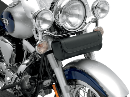 Saddlemen Black Highwayman Front Fork Motorcycle Tool Bag Pouch fits Harley