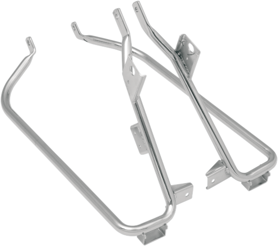 Drag Specialties Chrome Saddlebag Support Brackets 2009-2013 Harley Touring FLHX