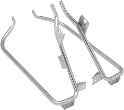 Drag Specialties Chrome Saddlebag Support Brackets 2009-2013 Harley Touring FLHX