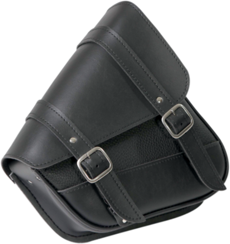 Willie & Max Black Left Side Swing Arm Saddlebag fits 1958-2022 Harley Sportster