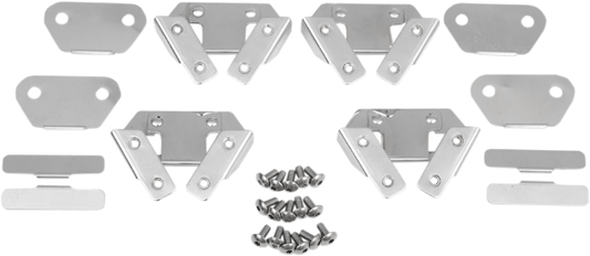 Drag Specialties Hard Lid Clip Kit for Harley Touring Hard Saddlebags