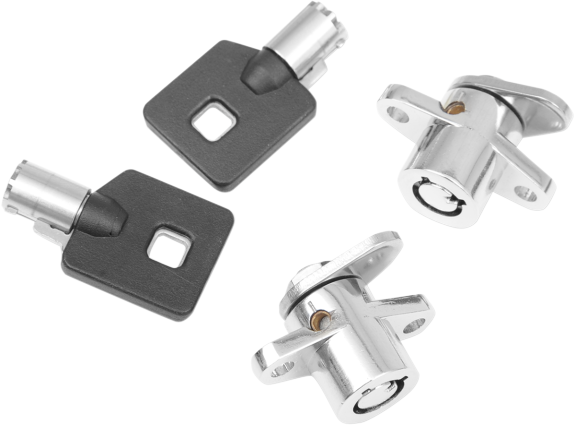 Drag Specialties Saddlebag Key & Lock Kit 1993-2013 Harley Touring Street Glide