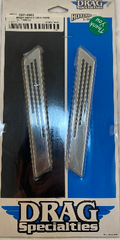 Drag Specialties Chrome Saddlebag Hinge Cover for 2014-2022 Harley Touring FLHR