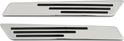 Drag Specialties Chrome Saddlebag Hinge Cover for 2014-2022 Harley Touring FLHR