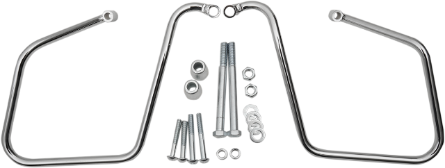 Drag Specialties Rear Saddlebag Supports Guards fits 2008-2017 Harley Dyna FXDF