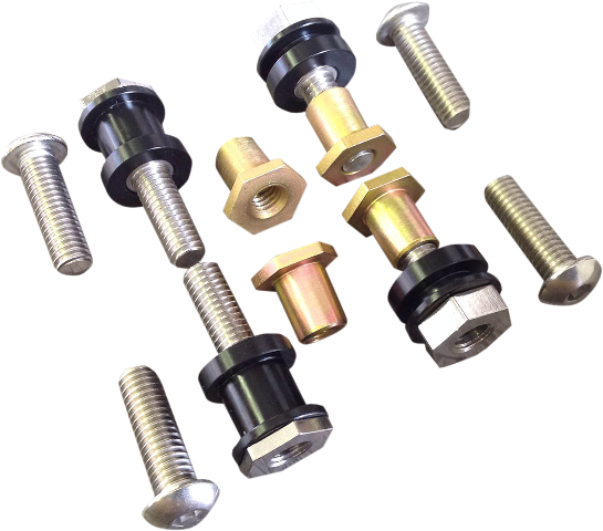Alloy Art Quick Detach EZ Bag Mounts fits 1991-2017 Harley Dyna FXDF FXDL FXDWG