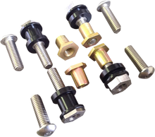 Alloy Art Quick Detach EZ Bag Mounts fits 1991-2017 Harley Dyna FXDF FXDL FXDWG
