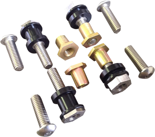 Alloy Art Quick Detach EZ Bag Mounts fits 1991-2017 Harley Dyna FXDF FXDL FXDWG