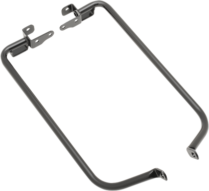 Drag Specialties Black Saddlebag Support Brackets 2014-2023 Harley Touring