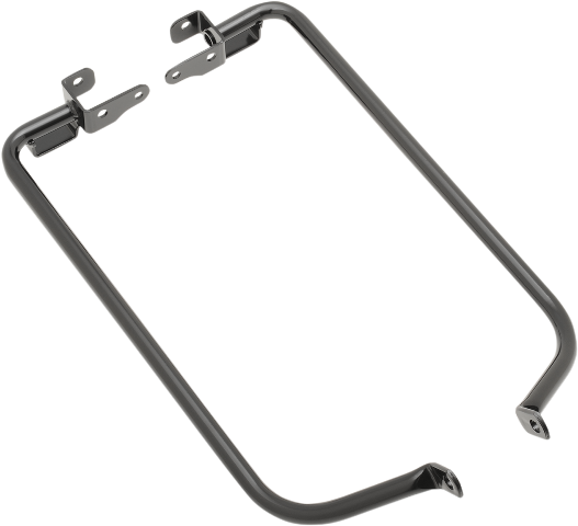 Drag Specialties Black Saddlebag Support Brackets 2014-2023 Harley Touring