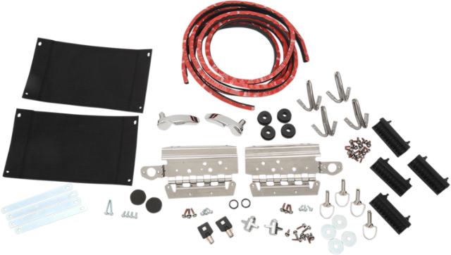 Drag Specialties Saddlebag Lid Hardware Kit 2014-2024 Harley Touring Bagger FLHX