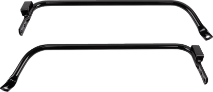 Drag Specialties Black Saddlebag Support Brackets 2004-2008 Harley Touring