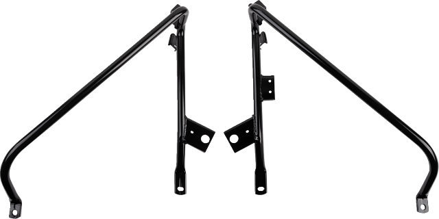 Drag Specialties Black Saddlebag Support Brackets 2009-2013 Harley Touring