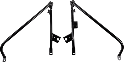 Drag Specialties Black Saddlebag Support Brackets 2009-2013 Harley Touring