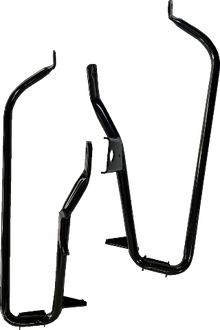 Drag Specialties Black Saddlebag Support Brackets 2009-2013 Harley Touring