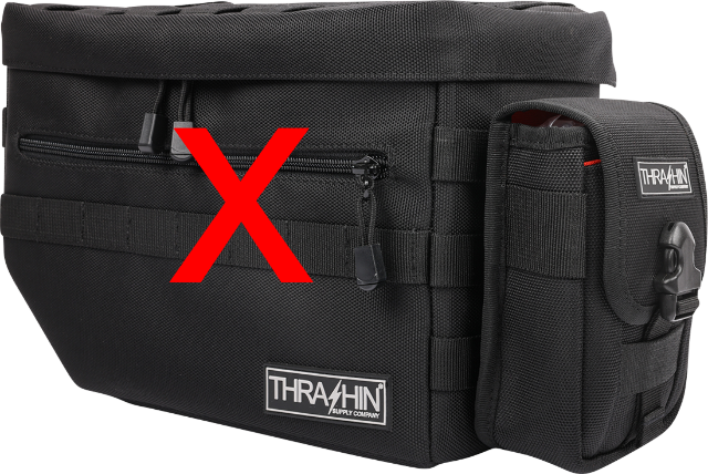 Thrashin Multi-Use Motorcycle Storage Pouch Bag for Harley Davidson TSB-00-14