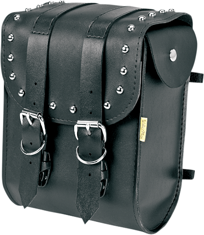 Willie & Max Ranger Studded Leather Motorcycle Sissy Bar Bag for Harley Davidson