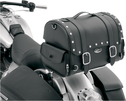 Saddlemen EX2200S Desperado Studded Express Motorcycle Tail Sissy Bar Trunk Bag