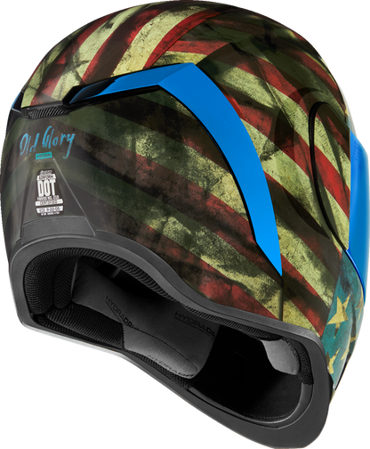 Icon Airform Old Glory Unisex Adult Street Riding Motorcycle Full Face Helmet