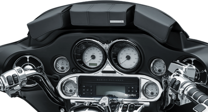 Kuryakyn 5212 Black 3 pocket Windshield Fairing Bag for 96-13 Harley Touring
