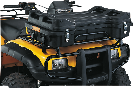 Moose Black Prospector Front ATV Lockable Latch Cargo Luggage Rack Storage Box