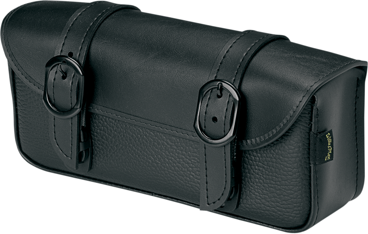 Willie & Max Luggage Black Jack Leather Universal Motorcycle Tool Bag Harley