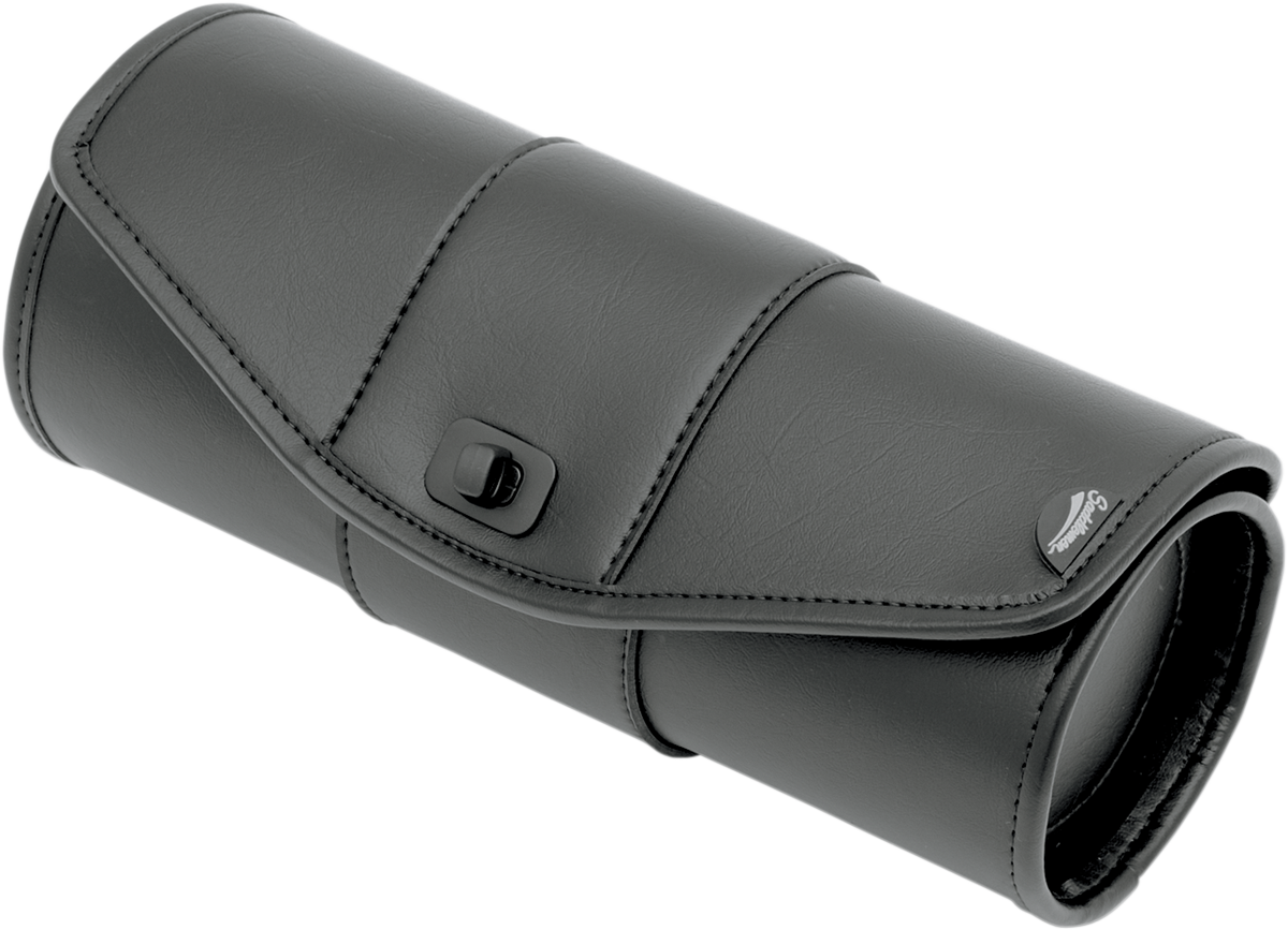 Saddlemen Black Leather Twist Lock Cruis'n Deluxe Tool Bag for Harley Davidson