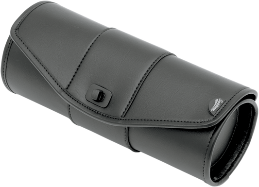 Saddlemen Black Leather Twist Lock Cruis'n Deluxe Tool Bag for Harley Davidson