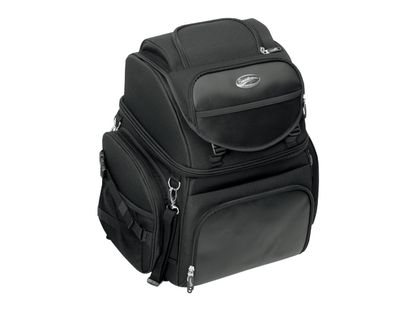 Saddlemen Synthetic Leather Sissy Bar Motorcycle Touring Bag BR3400