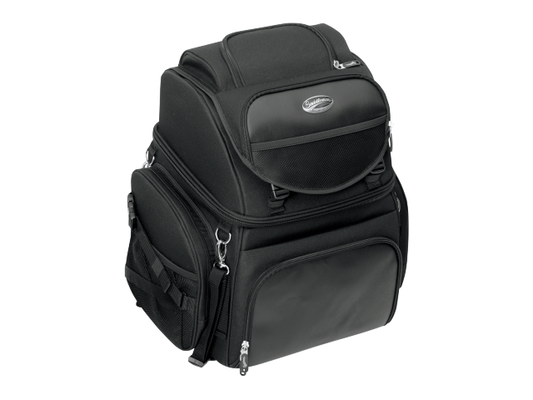 Saddlemen Synthetic Leather Sissy Bar Motorcycle Touring Bag BR3400