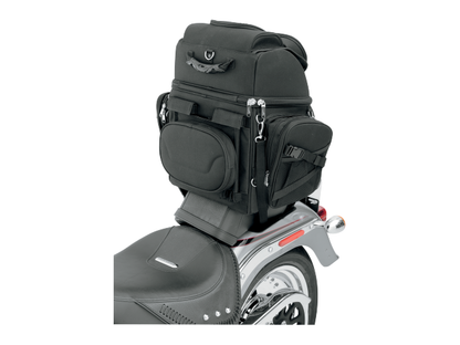 Saddlemen Synthetic Leather Sissy Bar Motorcycle Touring Bag BR3400