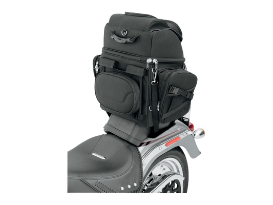 Saddlemen Synthetic Leather Sissy Bar Motorcycle Touring Bag BR3400